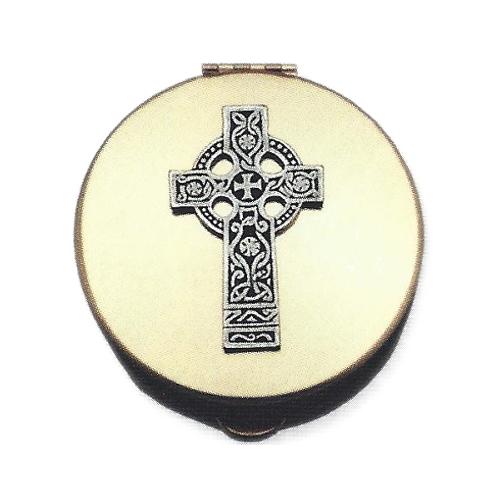 Pyx Celtic Cross Plated Brass Small
