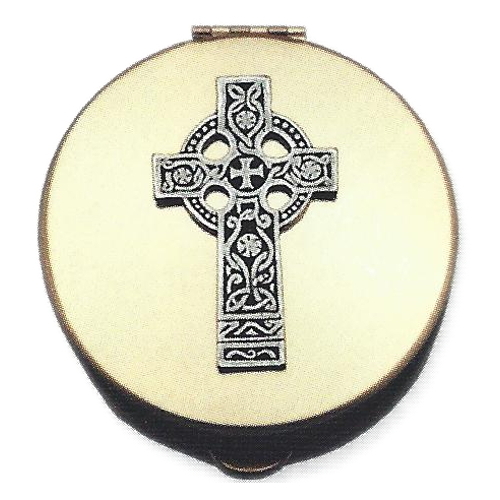 Pyx Celtic Cross Plated Brass Large