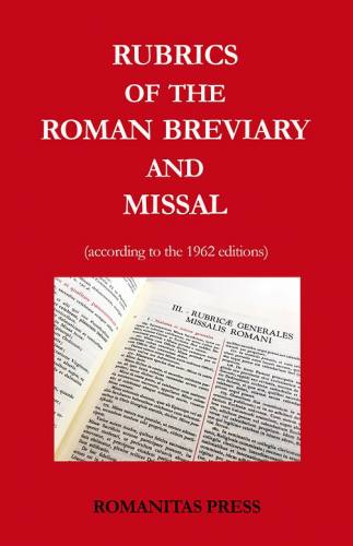 Rubrics of the Roman Breviary and Missal