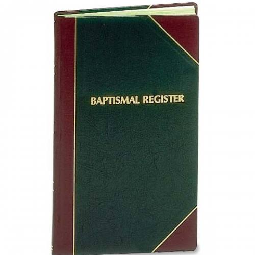 Record Book Baptism Register Standard Edition