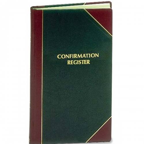 Record Book Confirmation Register Standard Edition
