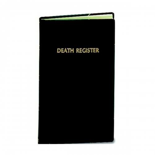 Record Book Death Register Economy Edition Small