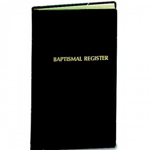 Record Book Baptism Register Economy Edition
