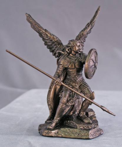 Statue St. Raphael Archangel 4 Inch Resin Bronze