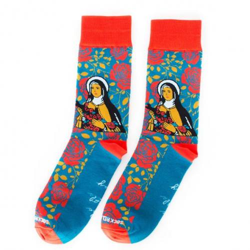 Sock Religious St. Therese of Lisieux Socks Adult Cotton Nylon