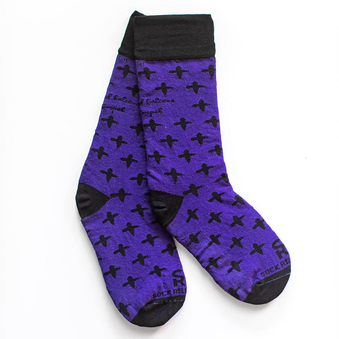 Sock Religious Lent Adult Cotton Nylon Spandex