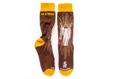 Sock Religious Resurrection Socks Adult Cotton Nylon Spandex
