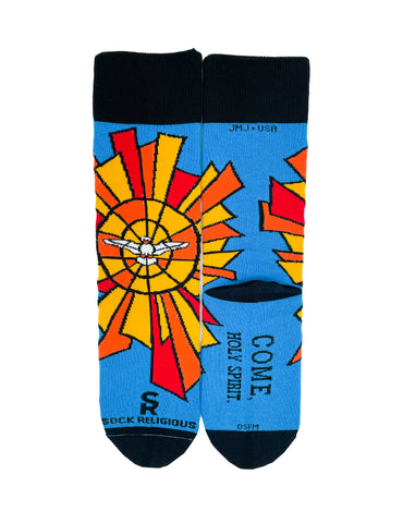 Sock Religious Holy Spirit Socks Adult Cotton Nylon Spandex