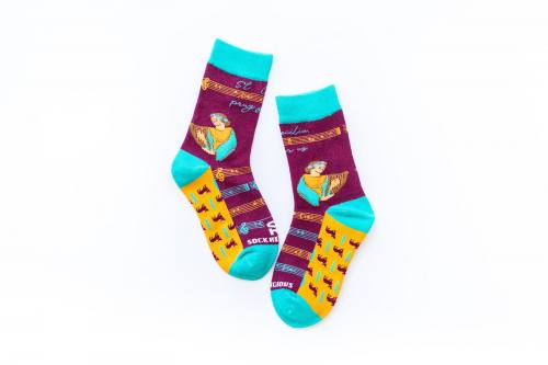 Sock Religious St. Cecilia Socks Kids Cotton Nylon Spandex