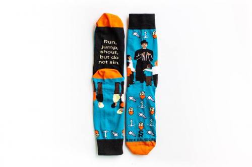 Sock Religious St. John Bosco Socks Adult Cotton Nylon Spandex