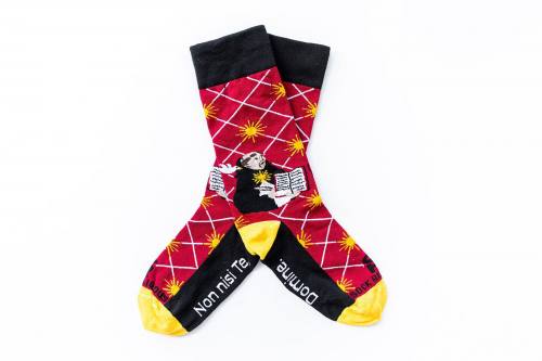 Sock Religious St. Thomas Aquinas Socks Adult Cotton Nylon