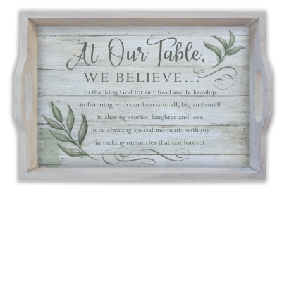 Serving Tray At Our Table 18 x 12 Inches