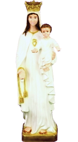 Garden Statue Mary Our Lady Mercy Victory 24 inch Outdoor Vinyl
