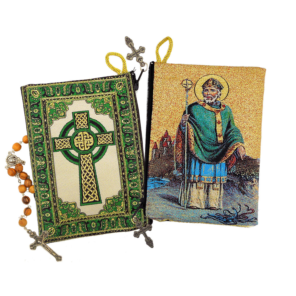 Rosary Case St. Patrick 5 3/8 x 4