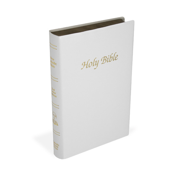 NCB First Communion Bible White