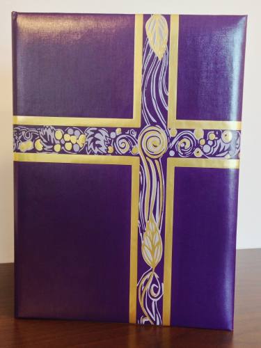 Ceremonial Folder Violet & Gold Foil