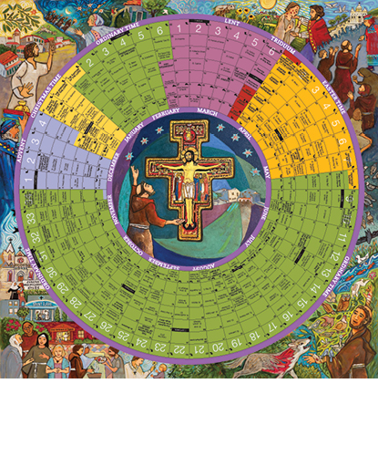 Year of Grace Calendar 2026 Laminated Poster