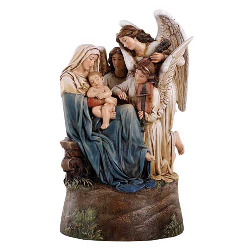 9in. Song Of Angels Musical Statue