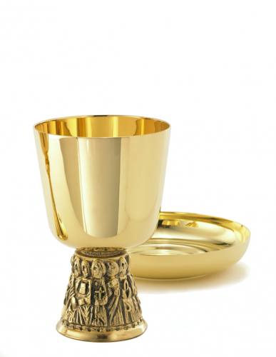 Chalice Paten Set 24 KT Gold Plated A-2504G