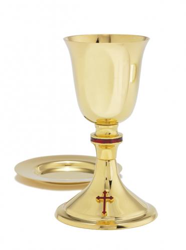 Chalice Paten Set 24 KT Gold Plated A-316G