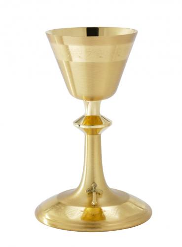 Chalice Paten Set 24 KT Gold Plated A-7334G