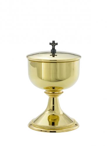 Ciborium 24 KT Gold Plated 225 Host Capacity B-491G