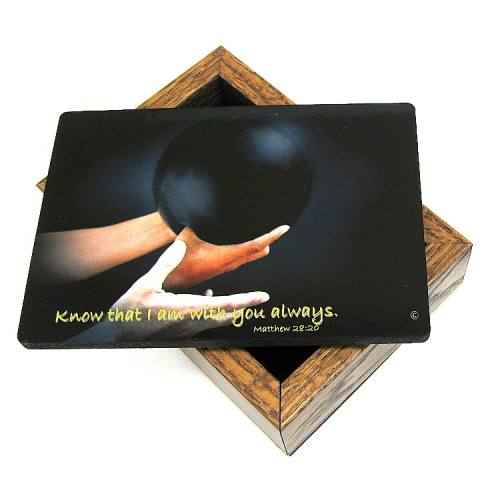 Keepsake Box Sport Bowling Laminated Hardwood