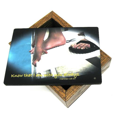 Keepsake Box Sport Swimming Laminated Hardwood