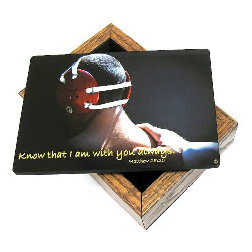 Keepsake Box Sport Wrestling Laminated Hardwood