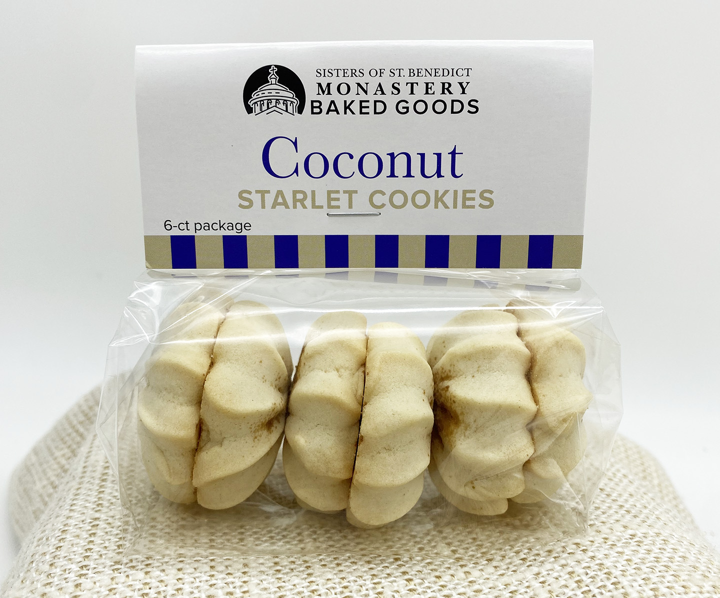 Sisters of St. Benedict Cookies Coconut Starlet6-ct
