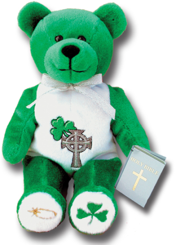 Teddy Bear St. Patrick Holy Bears Plush