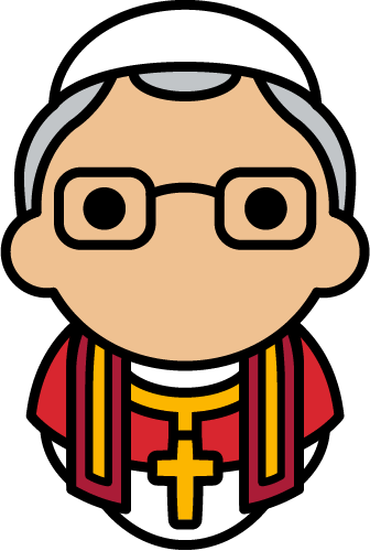 Tiny Saints Charm Pope Leo XIV