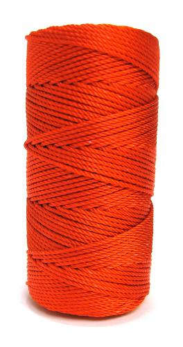 Ultra Orange #36 Knotted Rosary Cord Twine