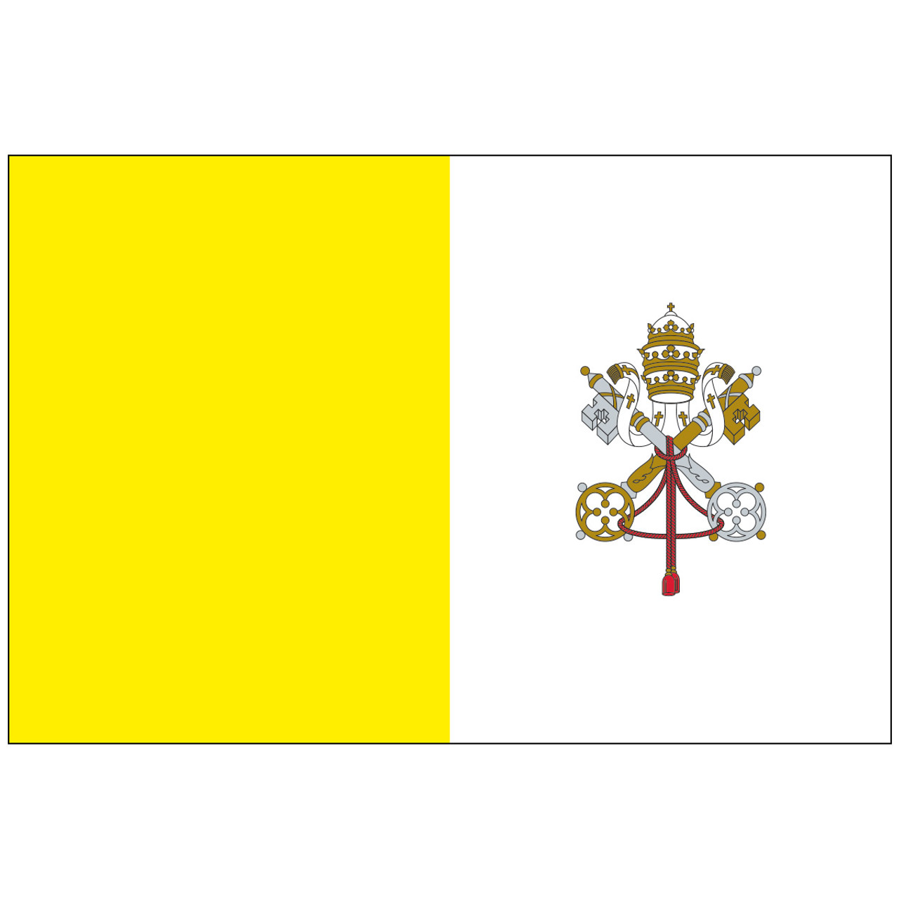 Flag Papal Vatican Nylon Outdoor 4' x 6'