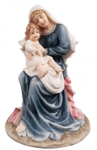 Statue Mary Madonna & Child 9 Inch Hand Painted
