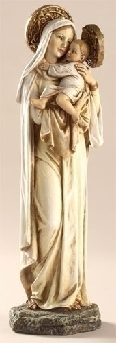 Statue Mary Mater Amabilis 10.25 inch Resin Painted